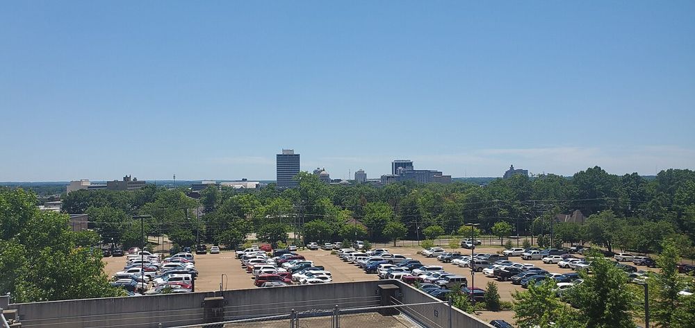 The Jackson, Mississippi skyline